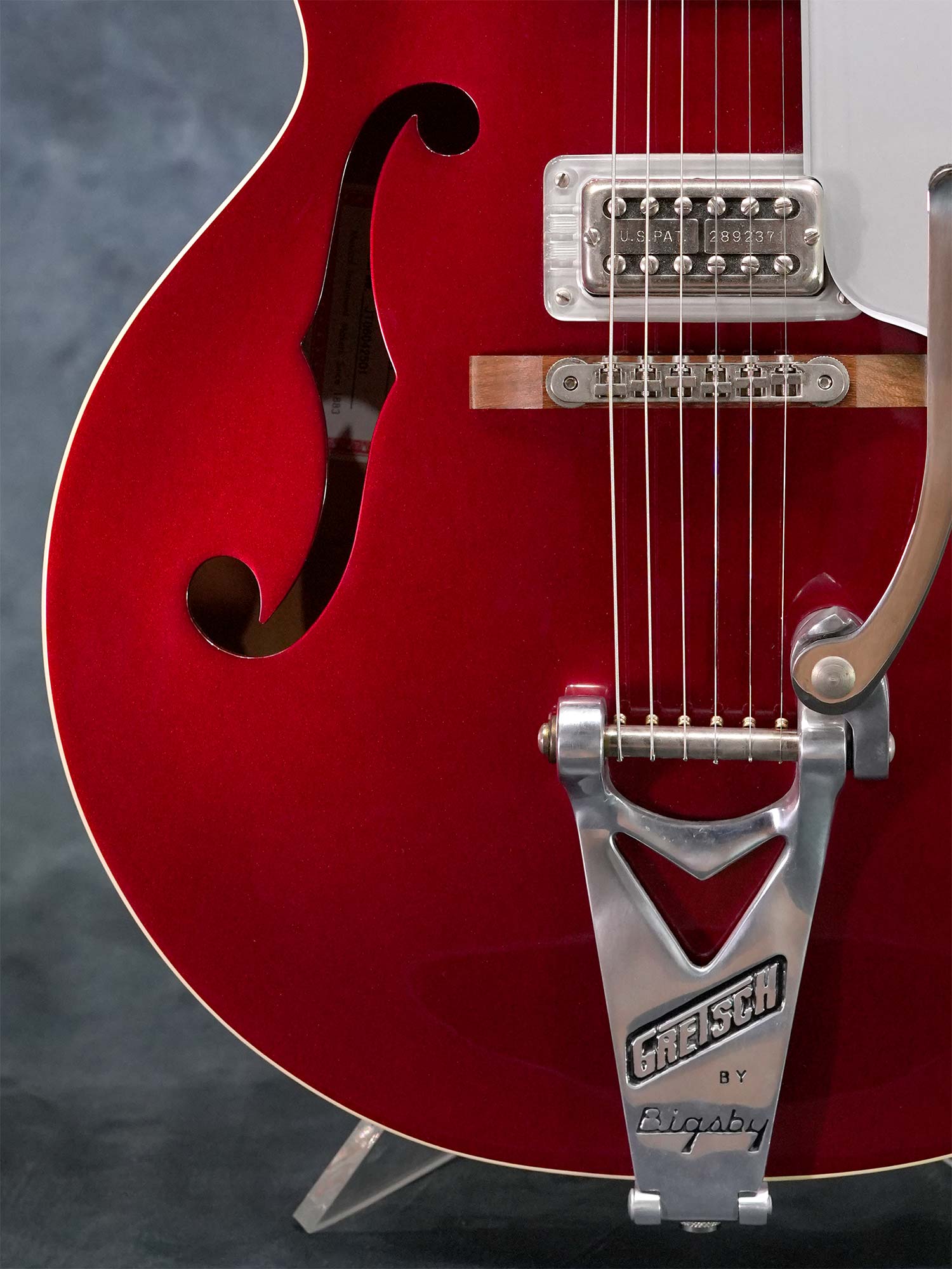 Gretsch G6120SHA Setzer Hot Rod Candy Apple Red